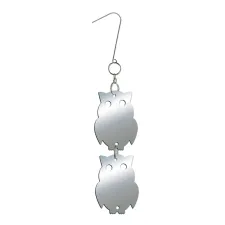 8 PCS Reflector Mirror Bird Scare Device, Owl Hanging