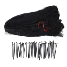 Bird Protective Net 15 x 7.5 m, 2.5 cm / 1 in Spacing, Reusable Polyethylene