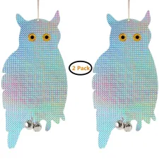Holographic Reflective Fake Owl Bird Repellent Scare Device