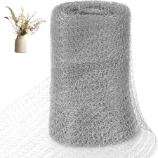 Stainless Steel Fine Mesh 9m x 12.7cm Silver Garden Pest Netting
