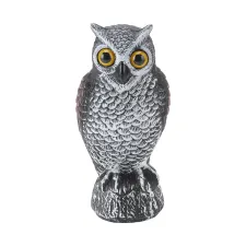Plastic Owl Bird Deterrent for Gardens, Waterproof and Sun-Resistant