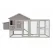 Samland Wooden Outdoor Chicken Coop with Nesting Box Large Run 228cm