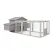 Samland Wooden Chicken Coop with Spacious Run, Outdoor Waterproof Hen House