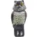 Owl Bird Decoy with Rotating Head, Realistic Eyes and Waterproof Design