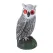 Plastic Owl Bird Deterrent Garden Decoy with Red Eyes