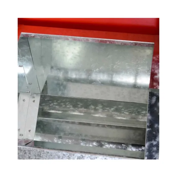 10kg Automatic Chook Chicken Feeder Poultry Auto Trough Galvanised Metal Feeders image: 4