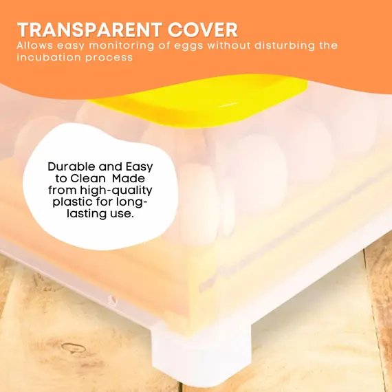 Rooster Farms Electric 112 Egg Incubator + Accessories for Chicken Quail Duck image: 5