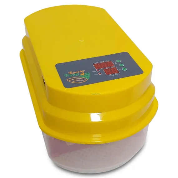 Rooster Farms Electric 12 Egg Incubator + Accessories Hatching Eggs Chicken Duck image: 7