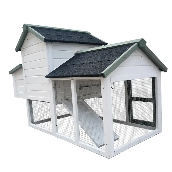 YES4PETS Medium Chicken Coop Rabbit Hutch Guinea Pig Cage Ferret House image: 2