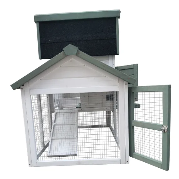 YES4PETS Medium Chicken Coop Rabbit Hutch Guinea Pig Cage Ferret House image: 4