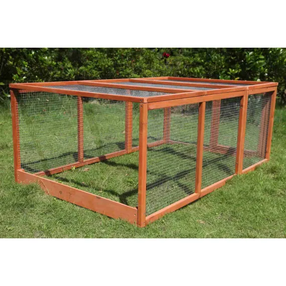 YES4PETS Large Chicken Coop Run Guinea Pig Cage Villa Extension Rabbit Hutch House Pen image: 1