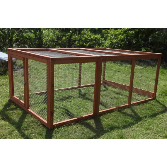 YES4PETS Large Chicken Coop Run Guinea Pig Cage Villa Extension Rabbit Hutch House Pen image: 3