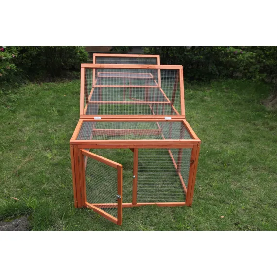 YES4PETS 290 cm XL Chicken Coop Run Guinea Pig Cage Villa Extension Rabbit Hutch Cat Kitten House Pen image: 4