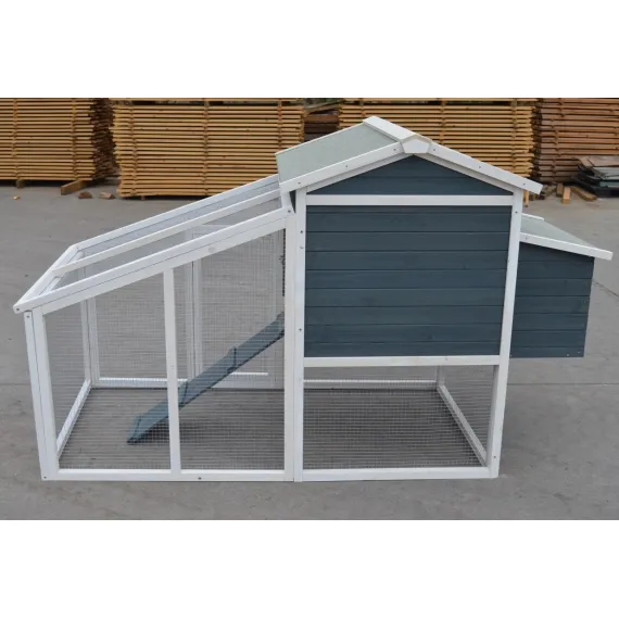 YES4PETS Large Chicken Coop Rabbit Guinea Pig Hutch Ferret House Chook Hen House Run image: 2