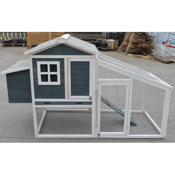 YES4PETS Large Chicken Coop Rabbit Guinea Pig Hutch Ferret House Chook Hen House Run image: 4
