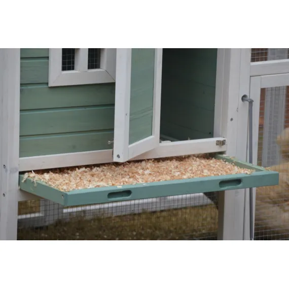 YES4PETS Green Large Chicken Coop Rabbit Hutch Ferret Guinea Pig Cage Hen Chook Cat Kitten House image: 4