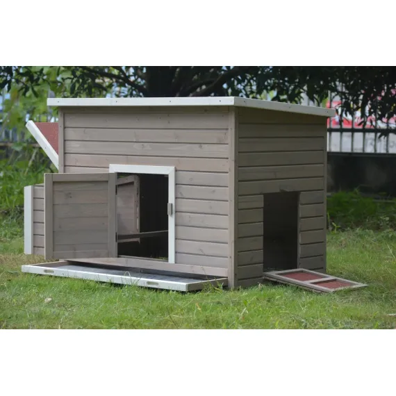 YES4PETS XL Chicken Coop Rabbit Hutch Cage Hen Chook Cat Guinea Pig House image: 2