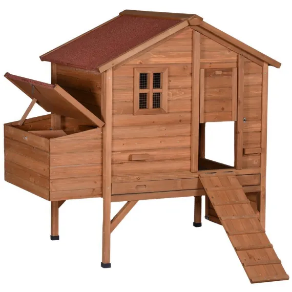 YES4PETS XL Chicken Coop Rabbit Hutch Cage Hen Chook House image: 2