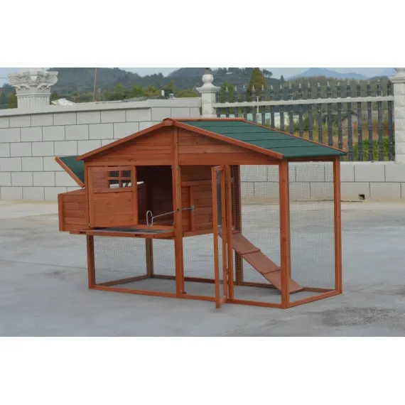 YES4PETS XL Chicken Coop Rabbit Guinea Pig Hutch Ferret Hen House image: 2