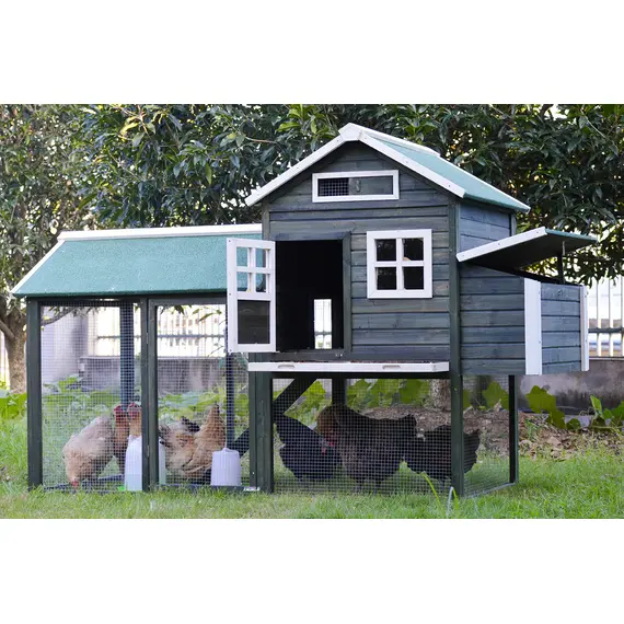 YES4PETS XL Chicken Coop Rabbit Hutch Guinea Pig Cage Ferret House image: 1