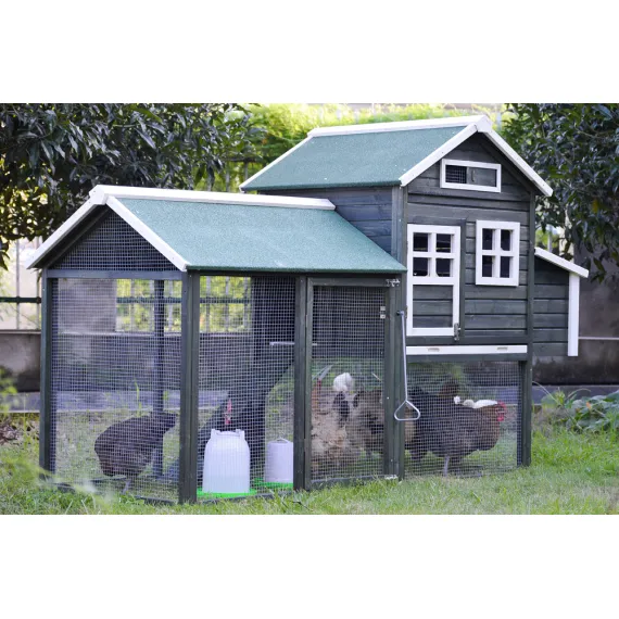 YES4PETS XL Chicken Coop Rabbit Hutch Guinea Pig Cage Ferret House image: 2