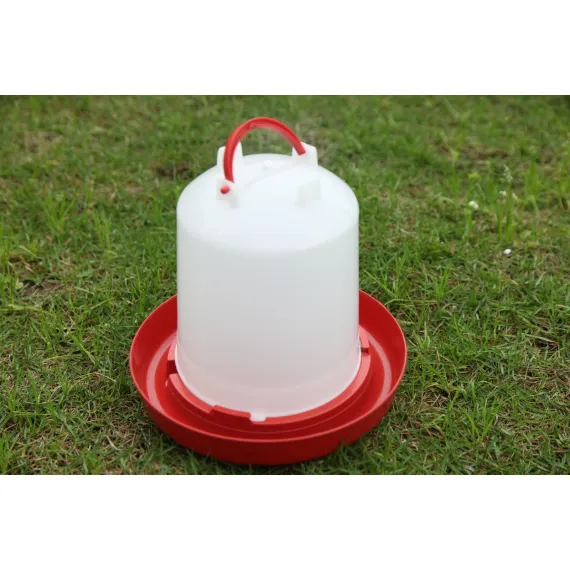 YES4PETS Farm Poultry Bird Chicken Water Drinker 3 L & 3 kg Food Grain Seed Feeder Set image: 2