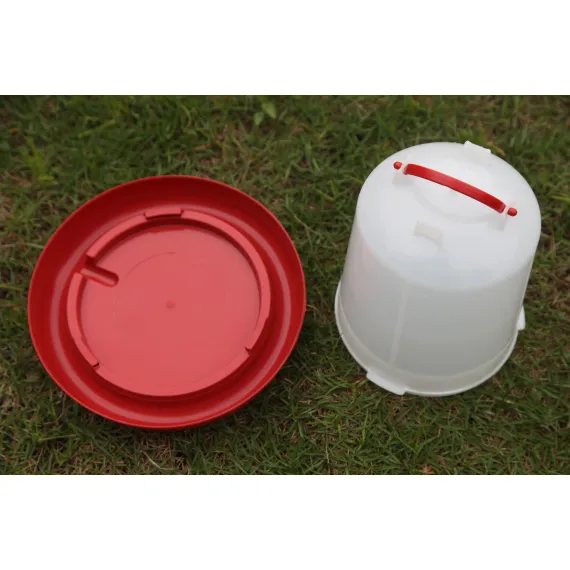 YES4PETS Farm Poultry Bird Chicken Water Drinker 3 L & 3 kg Food Grain Seed Feeder Set image: 4