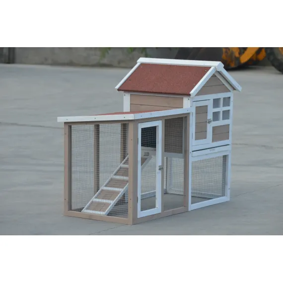 YES4PETS Rabbit Hutch Small  Ferret Guinea Pig Cage Hen Chook Cat Kitten House image: 3