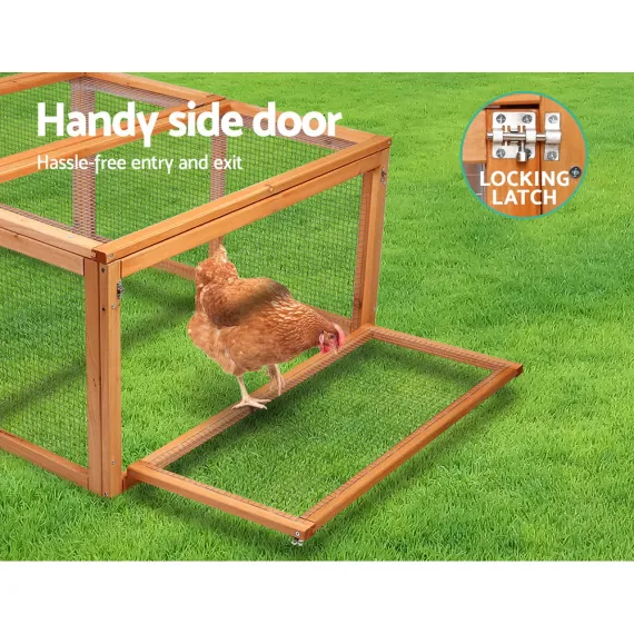 i.Pet Chicken Coop Rabbit Hutch 180cm Extra Large Wooden Chicken House Run XL Hen Cage image: 5