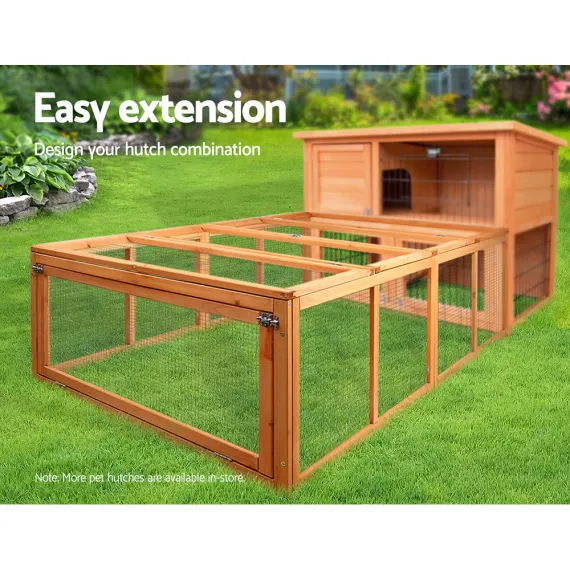 i.Pet Chicken Coop Rabbit Hutch 180cm Extra Large Wooden Chicken House Run XL Hen Cage image: 6