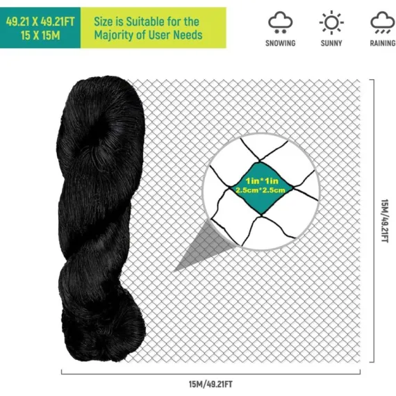 Anti Bird Netting, 15m x 15m image: 1