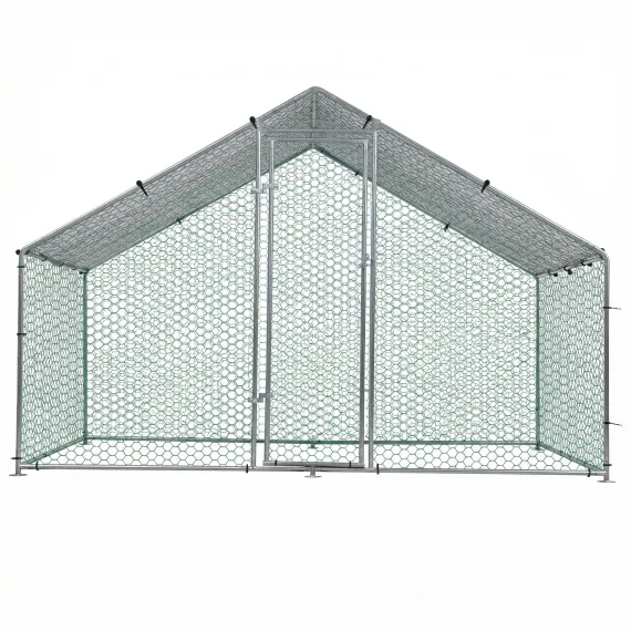 i.Pet Chicken Coop Outdoor Walk-In Run Hen Cage 3m x 2m x 2m