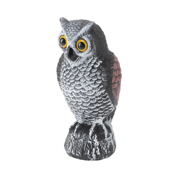 Plastic Owl Bird Deterrent for Gardens, Waterproof and Sun-Resistant