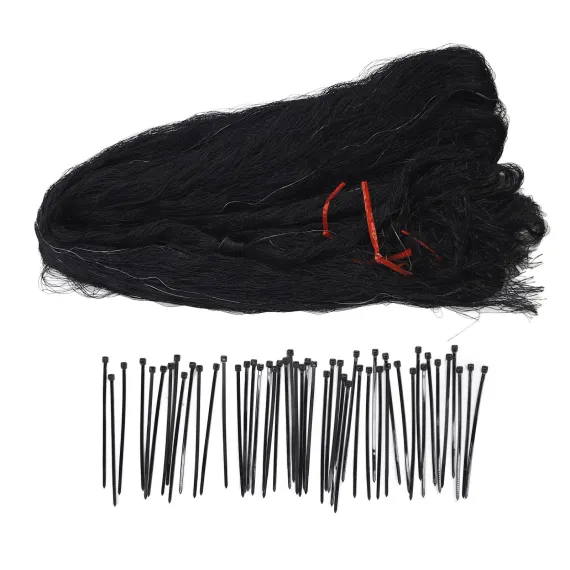 Bird Protective Net 15 x 7.5 m, 5 cm / 2 in Spacing, Reusable Polyethylene