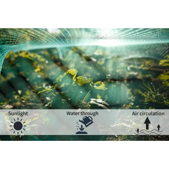 Bird Netting Garden Pest Barrier 13 x 19.8ft Green