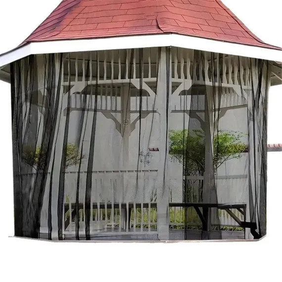 Mosquito Garden Mesh Netting 2.4 x 6 m, Black, for Fly, Bird & Plant Protection