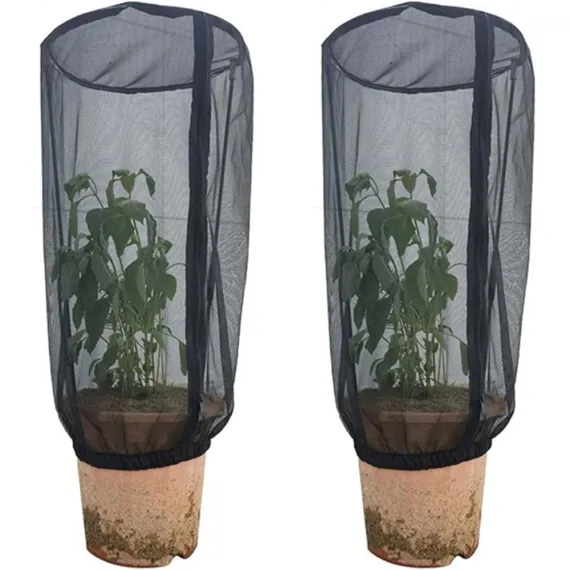 2-Piece Fruit Tree Netting 25 x 50 cm with Zipper, Mesh Cover Only