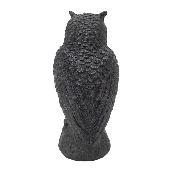 Owl Bird Deterrent Garden Plastic Red-Eyes Owl, Wear-Resistant