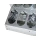 10kg Automatic Chook Chicken Feeder Poultry Auto Trough Galvanised Metal Feeders image: 2