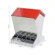 10kg Automatic Chook Chicken Feeder Poultry Auto Trough Galvanised Metal Feeders image: 3