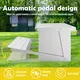 10KG 12.5L Garden Farm Automatic Food Storage Box Stand Chicken Feeder Poultry image: 5