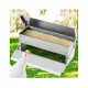 6.5L Automatic Chook Chicken Feeder Poultry Auto Treadle Galvanised Metal Coop image: 6