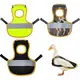 4 Pcs Camouflage Green High Visibility Chicken & Duck Safety Vest - Reflective Poultry Jacket image: 2