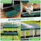 i.Pet Chicken Nesting Box Roll Away 3 Holes Metal Wall Mounted Nest Box Green image: 6