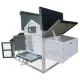 YES4PETS Medium Chicken Coop Rabbit Hutch Guinea Pig Cage Ferret House image: 1
