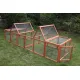 YES4PETS 290 cm XL Chicken Coop Run Guinea Pig Cage Villa Extension Rabbit Hutch Cat Kitten House Pen image: 3