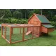 YES4PETS XL Chicken Coop Rabbit Hutch Ferret Cage Hen Chook Cat Kitten House With Run