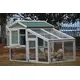 YES4PETS Green Large Chicken Coop Rabbit Hutch Ferret Guinea Pig Cage Hen Chook Cat Kitten House image: 1