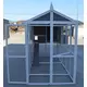 YES4PETS Grey XXL Chicken Coop Rabbit Guinea Pig Hutch Ferret Hen Cat Bird House image: 4