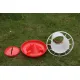 YES4PETS Farm Poultry Bird Chicken Water Drinker 3 L & 3 kg Food Grain Seed Feeder Set image: 3